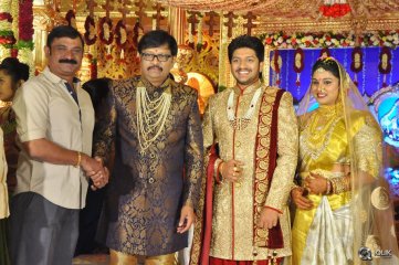 Music Director Koti Son Rajeev Wedding Reception Photos